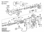 Bosch 0 601 125 003  Drill 220 V / Eu Spare Parts